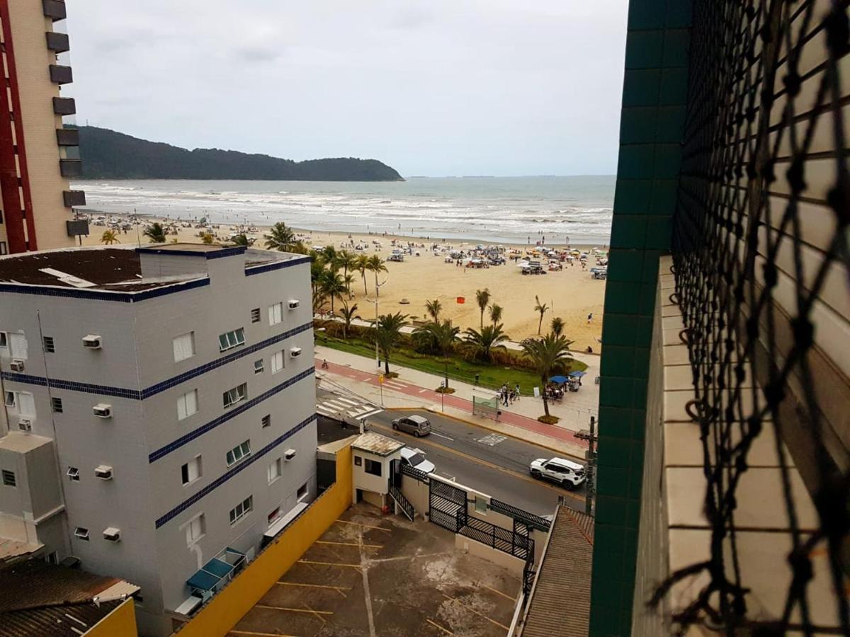 Kitnet Guilhermina Frente Feirinha E Mar Praia Grande  Buitenkant foto